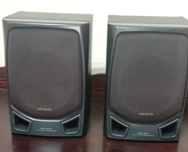 Caixas de Som AIWA 15 W Vintage