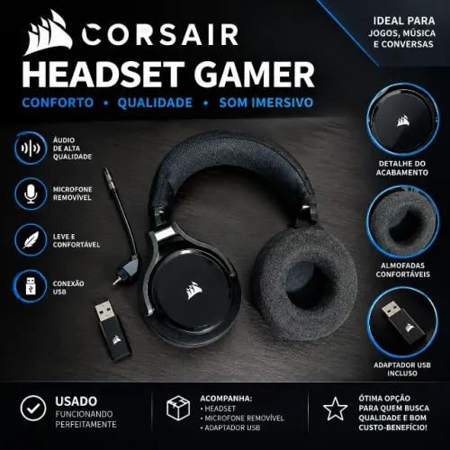 Corsair Virtuoso RGB Wireless Carbon
