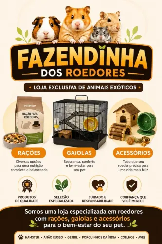 Acessórios para Roedores