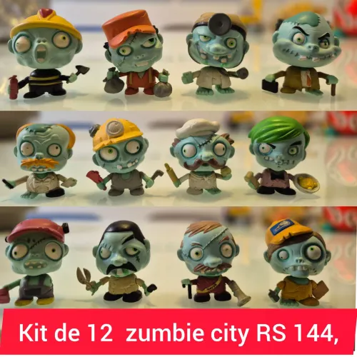 Kit de 12  zumbie city