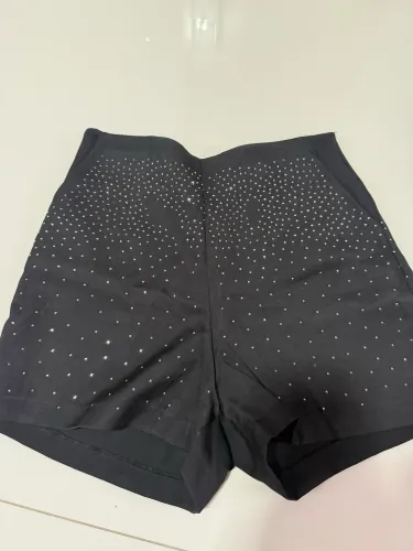 Short Preto com Strass (veste 36 e 38)