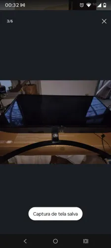 TV LG 55UM7470PSA (55 polegadas, 4K, ThinQ AI)  Com defeito tela preta