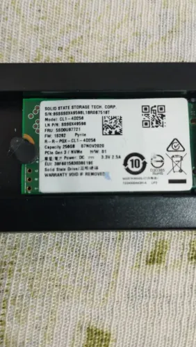 SSD 256GB M.2 NVME Usado Funcionando