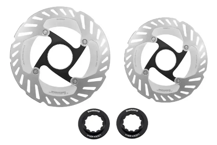 Par De Discos Shimano Ultegra 160/140mm Center Lock Cl800-s Cinza