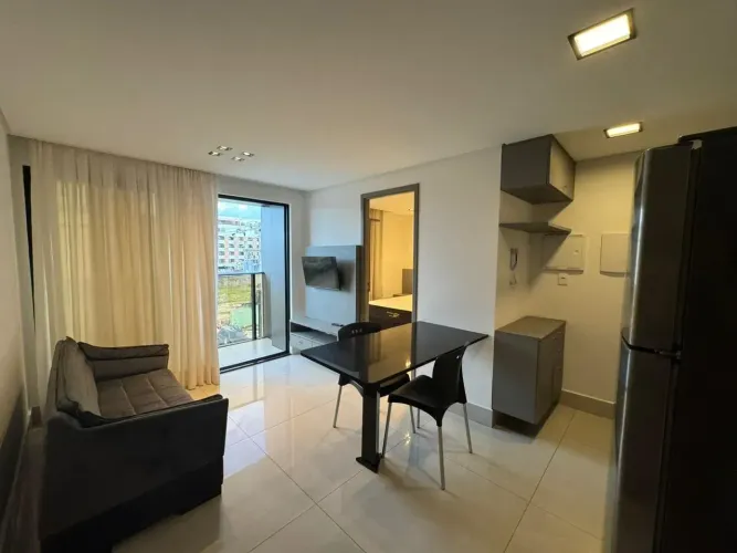 Apartamento para aluguel, 02 quartos, varanda, mobiliado, beira mar Cabo Branco