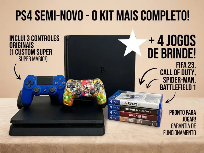 Playstation 4 semi novo