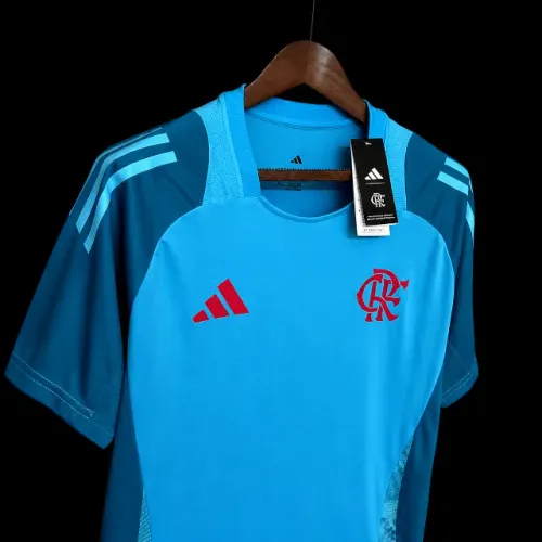 CAMISA FLAMENGO TREINO AZUL CIANO -Últimas Unidades!