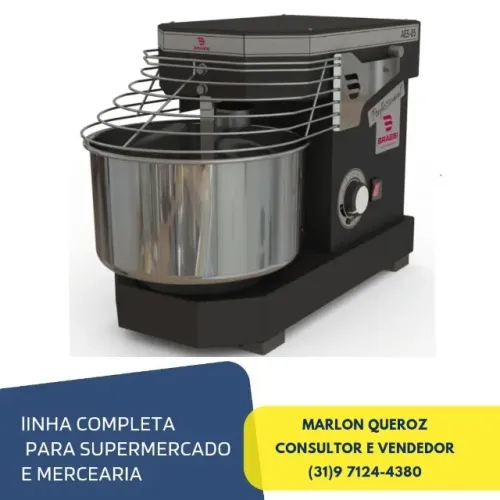 Amassadeira Espiral 5KG Braesi Nova