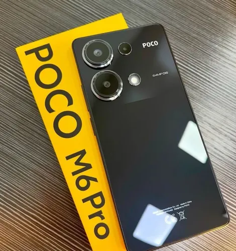 CELULAR POCO M6 PRO 5G - 256GB DE ARMAZEN. E 8GB DE RAM - USADO 1 ANO