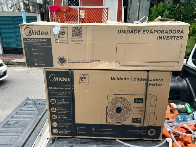 Springer midea 24 mil btus novo com nota fiscal 