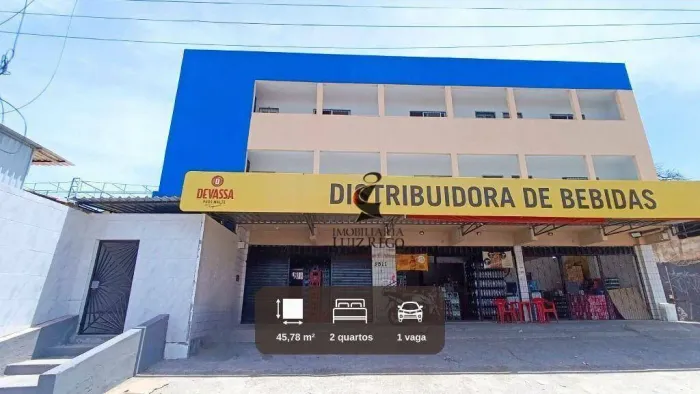 Apartamento com 2 dormitórios para alugar, 45 m² por R$ 628,71/mês - Castelão - Fortaleza/