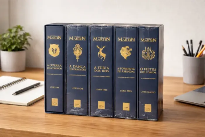 Box Game of Thrones capa dura no plástico 