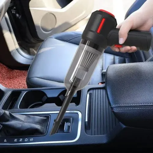 ? Aspirador de Pó Portátil Sem Fio Recarregável - Potência Máxima para Carro e Casa
