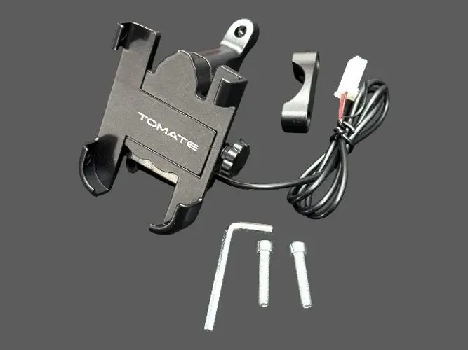 Suporte de Celular Para Moto Material Alta Qualidade Com Carregador