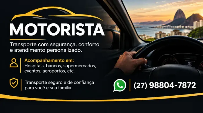 Motorista particular / Fretes / Entregas 24hrs