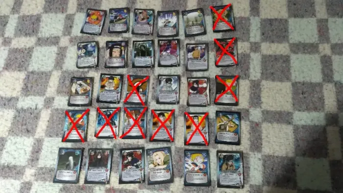 Coleção com 21 Cards do Naruto (Antigos)