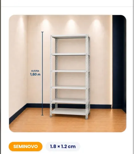 Estante de aço