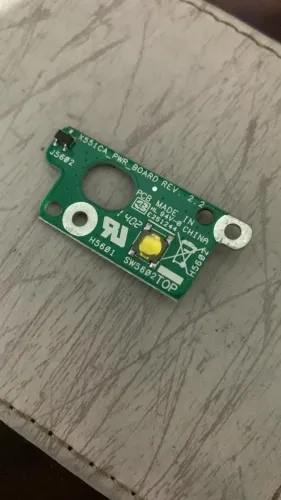 Placa Botão Power X551ca Pwr-board rev 2.2