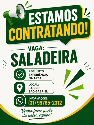 Estamos contratando