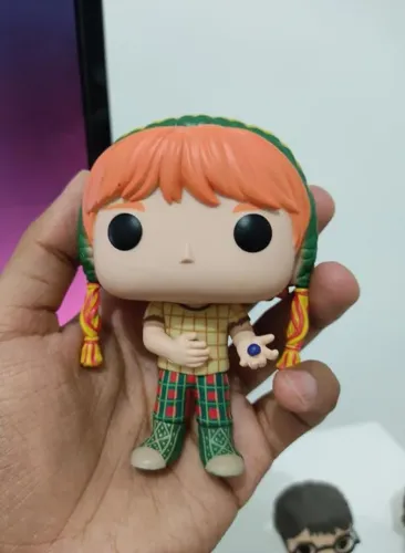 Funko pop casal trio de ouro Ron Weasley e hermione GRANGER de Harry potter 