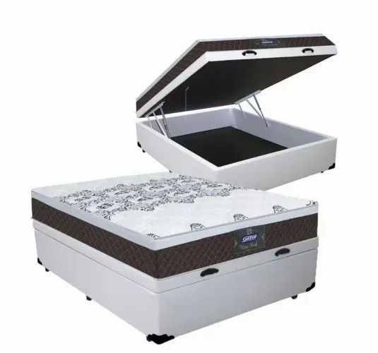 Cama box baú com colchão Gazin