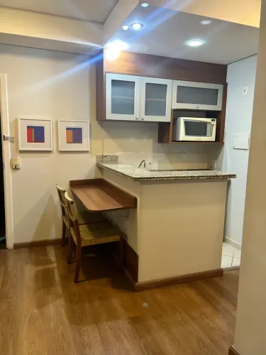 Apartamento mobiliado no hotel Mercure São Caetano com ótima localização