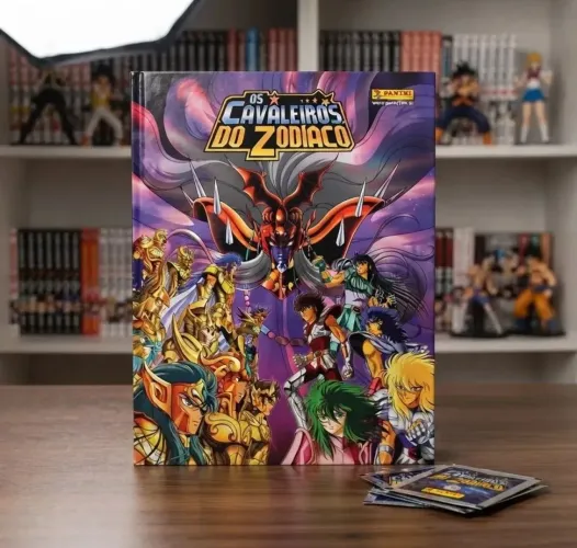 Panini Álbum  Capa Dura Os Cavaleiros Do Zodíaco Completo