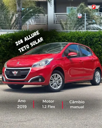 Peugeot 208 Allure 1.2 Flex 12V 5P Mec. 2019