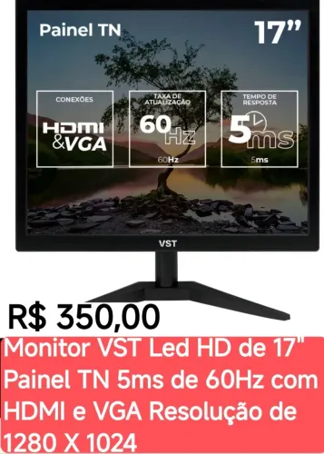 Monitor Led de 17 "
