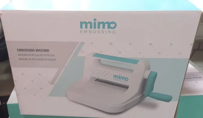Máquina para fazer relevo em papel mimo embossing 