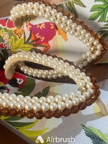 Sandália customizada farm havaiana