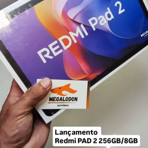 Tablet Redmi Pad 2 256GB-8GB de ram , Novo (lacrado) NF e garantia, entregamos