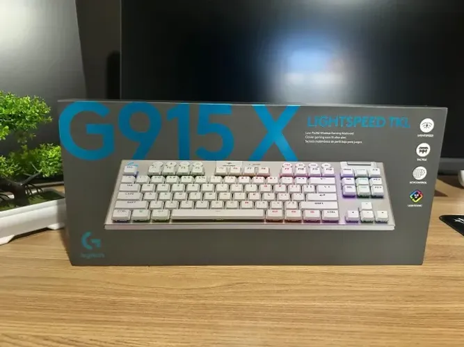 Teclado Logitech G915 X Tkl- Branco