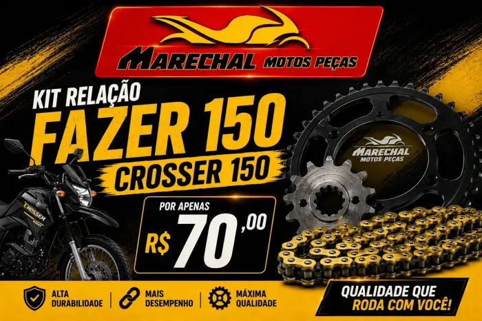 Kit relação fazer 150 Xtz 150 Crosser promoção 