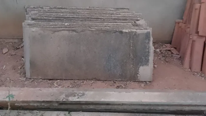 Placas de cimento para muro