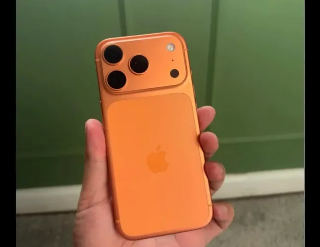 Iphone 17 Pro Max Laranja com caixa e garantia