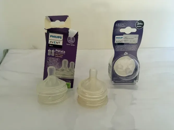 Bicos Pétala 3.0 Philips Avent, Fluxos 5, 4 e 3 | com válvula anticólicas