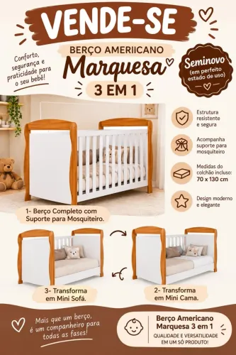 Berço Americano Marquesa