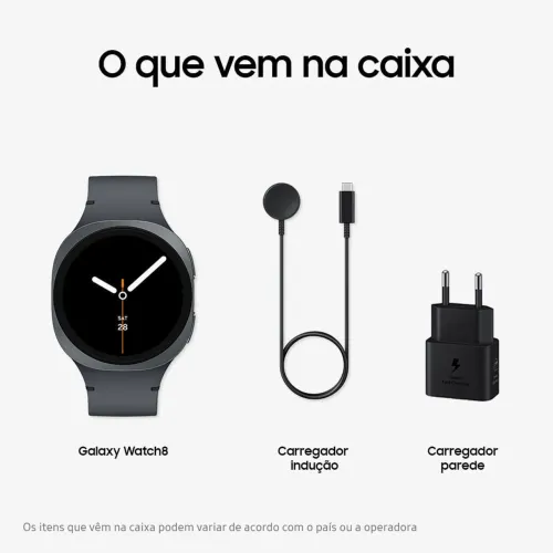 Samsung Galaxy Watch 8 40mm Cinza - Lavrado 