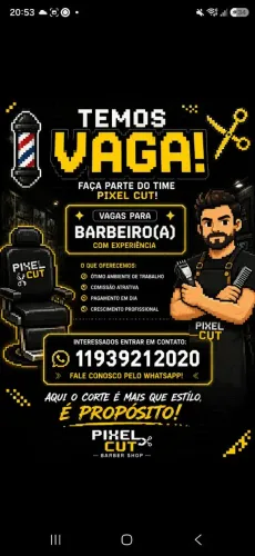 Contrata-se barbeiro