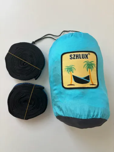 Rede Camping Nylon Compacta Impermeável Reforçada 250kg