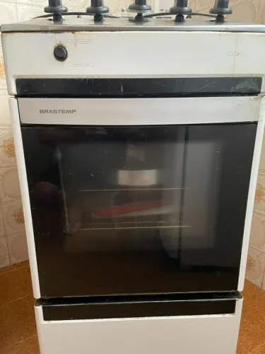 Fogão Brastemp Clean 4 Bocas - Branco (Acendimento Automático)