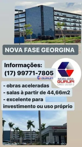 Sala para alugar, 44 m² por R$ 4.000/mês - Jardim Vivendas - São José do Rio Preto/SP