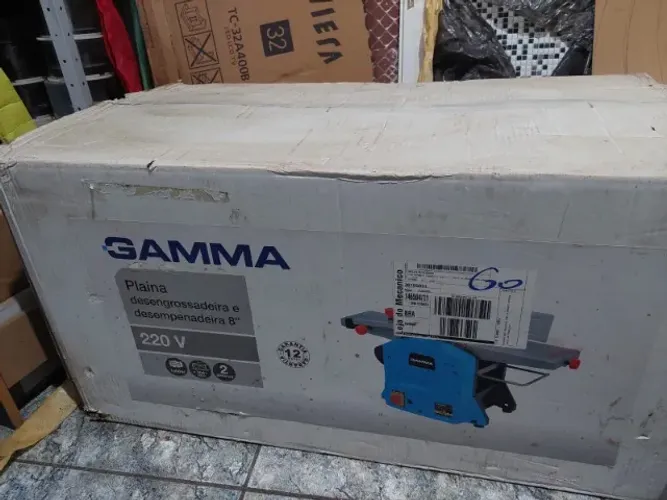 Plaina Desengrossadeira e Desempenadeira Gamma 8" - 1500W - 220V