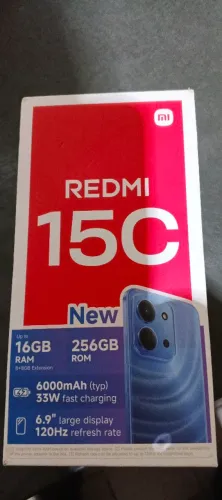 Celular redmi 15c 16gb ram e 256 interno