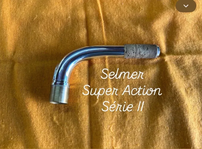 Tudel p Sax Baritono Selmer folhado a prata