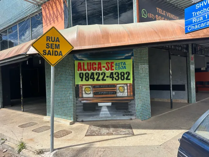 Alugo loja na Vicente Pires 140 metros 