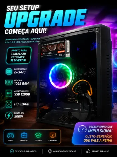 CPU Semi Gamer - i5 + 10gb + SSD