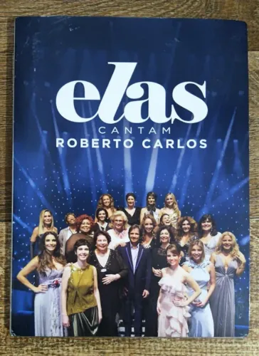 DVD Elas cantam Roberto Carlos, com encarte de letras