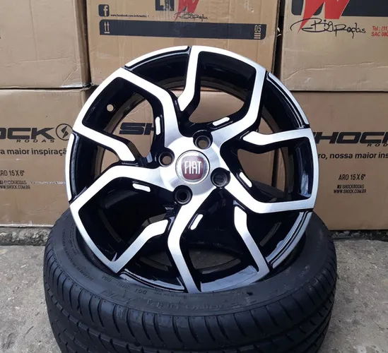 Rodas Aro 14 Fiat Argo Novas(BASE DE TROCA)